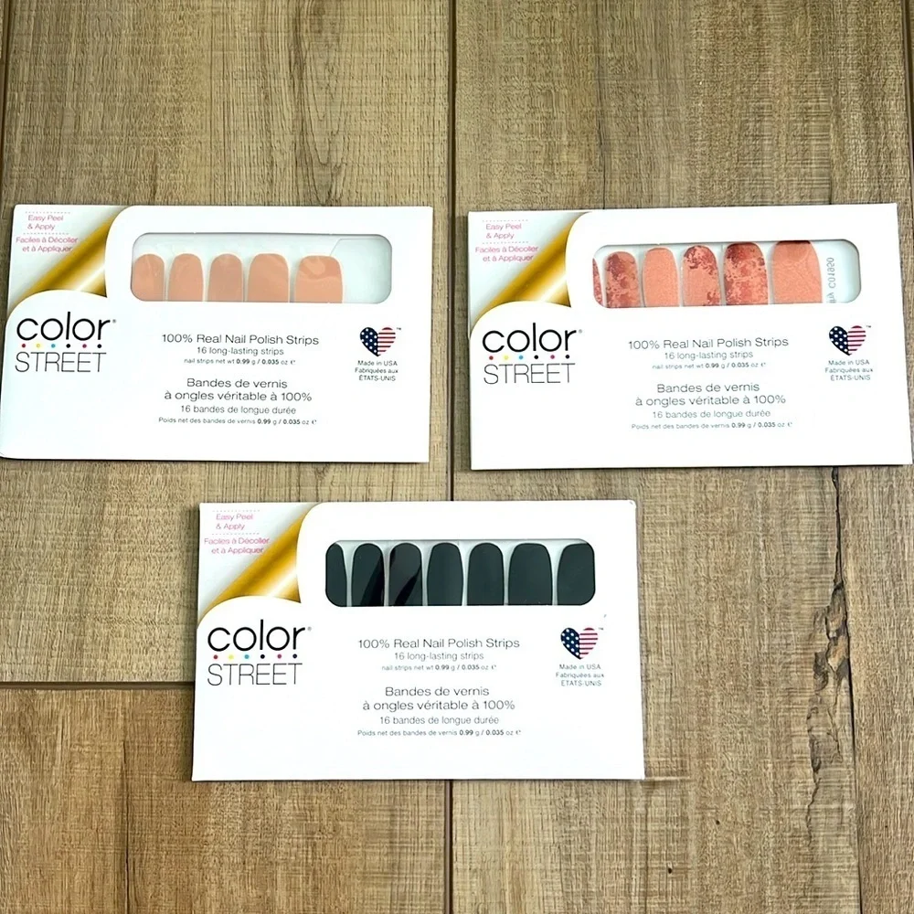 Color Street real fingernail polish strips.